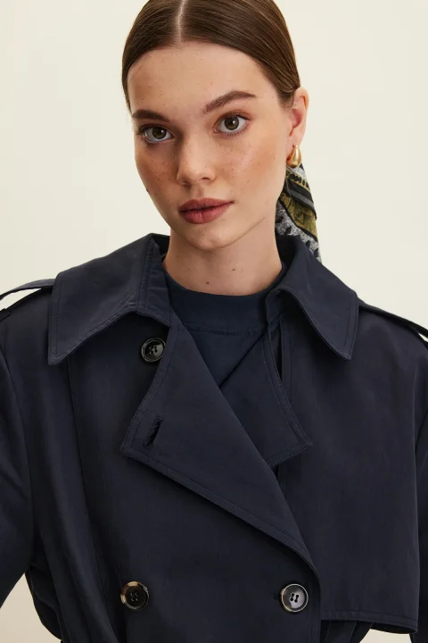 Buy Quince Mac Coat | Timeless Minimalist Women's Trench Coat for Elegant Everyday Style