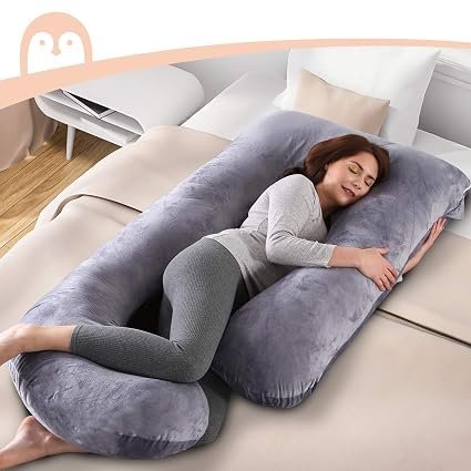 Buy Momcozy U Shaped Pregnancy Pillow Online | Full Body Maternity Pillow for Sleeping & Pregnancy Support