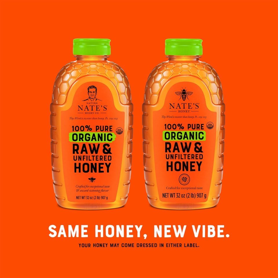 Buy Nate's Organic 100% Pure Raw & Unfiltered Honey Online | USDA Certified Organic Honey 32 oz Squeeze Bottle