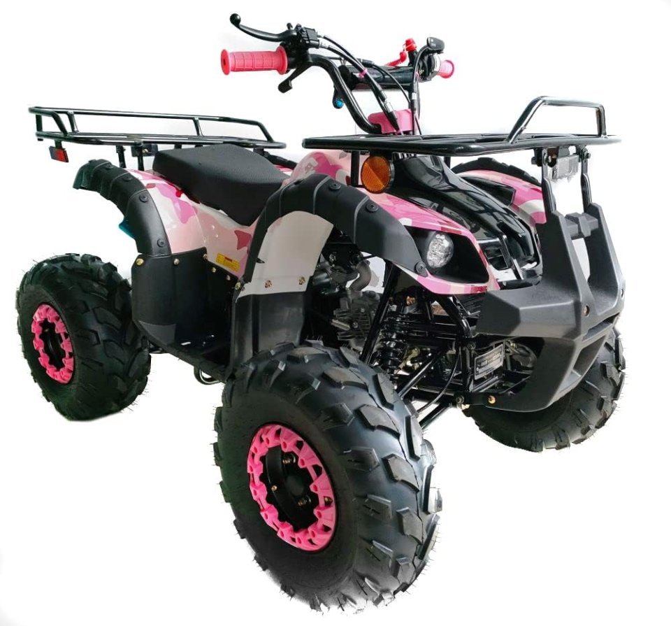 Buy HHH Upgraded 125cc ATV Quad Online | Gas 4-Wheeler with Reverse, LED Lights & Big Tires