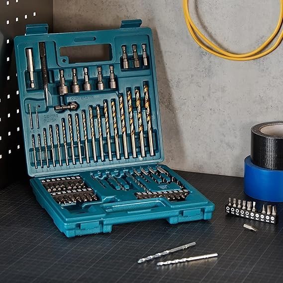 Buy Makita B-49373 75-Piece Metric Drill & Screw Bit Set Online | Professional Multi-Material Accessory Kit