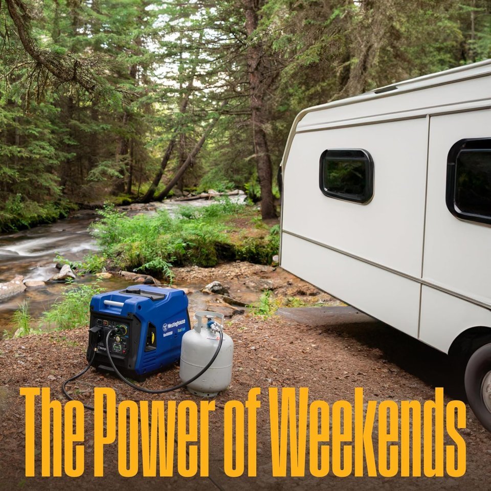 Buy Westinghouse 5000 Peak Watt Dual Fuel Portable Inverter Generator Online | Super Quiet RV-Ready Generator with Remote Start