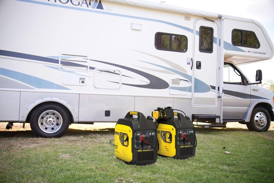 Buy Champion 4000-Watt Dual Fuel Portable Inverter Generator Online | RV Ready Quiet Generator with Gas & Propane