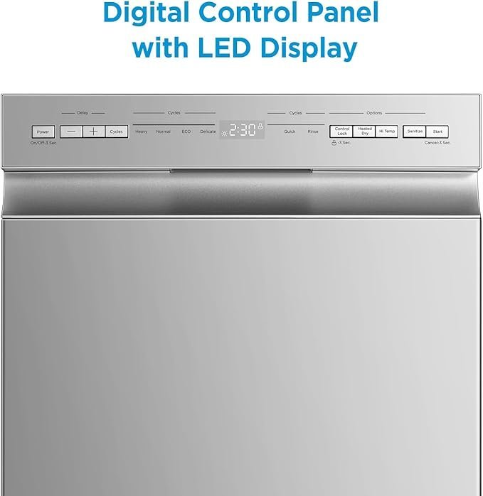 Buy Midea 18-Inch Built-In Dishwasher Online | Slim Energy Star Dishwasher with Heated Dry