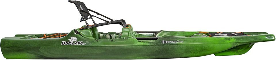 Buy Perception Outlaw 11.5 Sit-On-Top Fishing Kayak Online | Premium Angler Kayak with Lawn Chair Seat