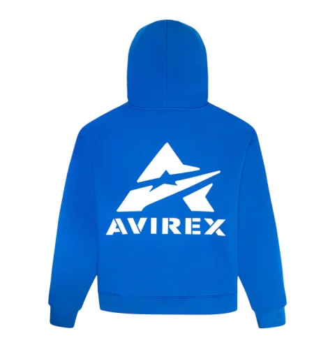 Moletom Avirax Big “A” Cobalt – Pullover de Algodão Premium