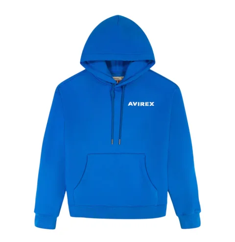 Moletom Avirax Big “A” Cobalt – Pullover de Algodão Premium