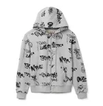Avirex Graffiti Hoodie for Men and Women | Streetwear Pullover Sweatshirt
