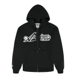 Sudadera Avirex Script para Hombres y Mujeres | Pullover de Forro Polar Premium