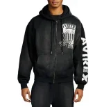 Moletom Avirex Lavado para Homens e Mulheres | Suéter Pullover Estilo Vintage