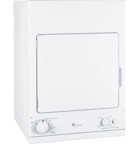 Secadora Elétrica Estacionária GE 3.6 Cu. Ft. Spacemaker DSKS433EBWW