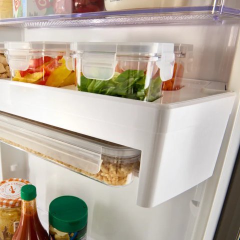 Réfrigérateur Whirlpool 3.6 côte à côte | Réfrigérateur congélateur compact à profondeur de comptoir