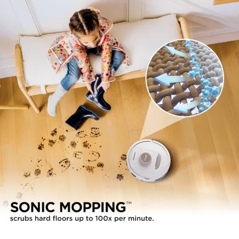 Aspirapolvere e Mop Robot Shark Stratos 2-in-1 con Base Autopulente NeverTouch