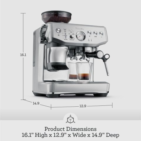 Machine à Espresso Breville Barista Express | Semi-Automatique avec Moulin Intégré