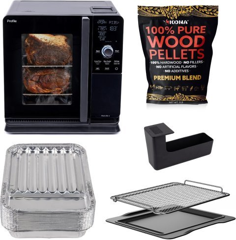 GE Profile Smart Indoor Smoker with App Control and Active Smoke Filtration