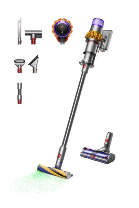 Dyson V15 Detect Absolute + Auto-Reinigungsset Akku-Staubsauger