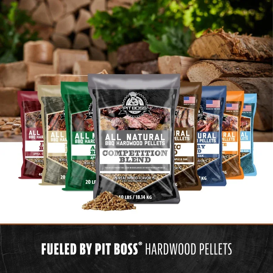 Grelhador de Pellets de Madeira Savannah – Fumador e Churrasqueira ao Ar Livre com Controle Digital