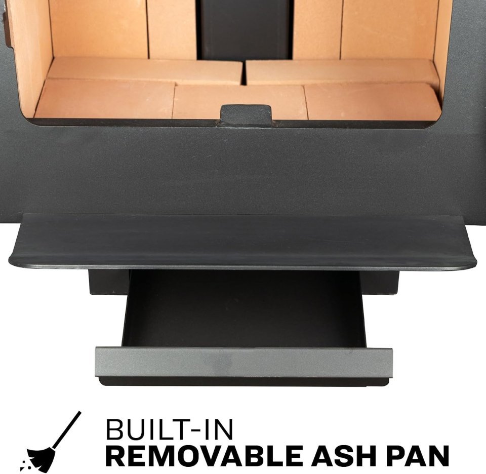Stufa a Legna US Stove 1200 Sq. Ft | Riscaldatore Certificato EPA ad Alta Efficienza
