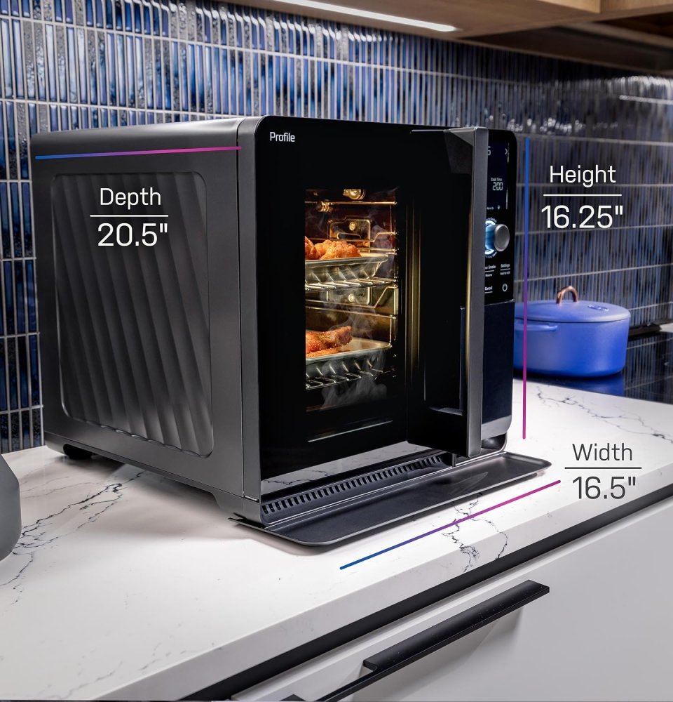 GE Profile Smart Indoor Smoker with App Control and Active Smoke Filtration